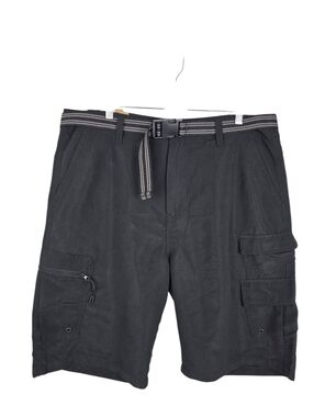 Denali Men's Black Cargo Shorts with Belt NWT